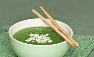 REZEPTE Kinder spinat gorgonzola suppe