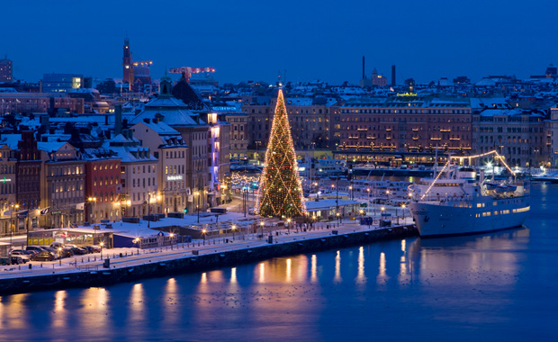 Stockholm view christmas tree Photo Henrik Trygg