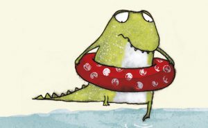 Kinderbuch wasserscheues Krokodil