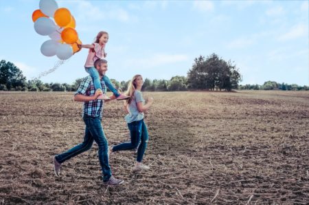 sponsored post, münchner bank, familie, luftballons // München mit Kind