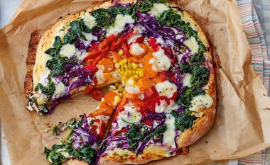 art89 KochenBackenMaus Regenbogenpizza