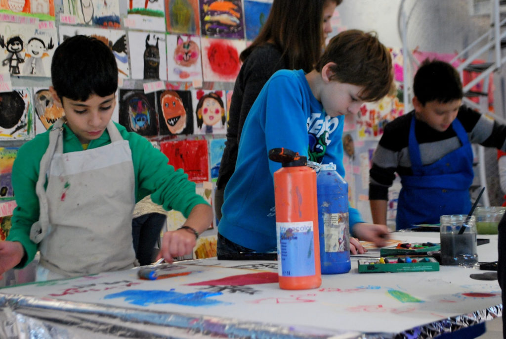 Kinder bei Malen little Art | München mit Kind