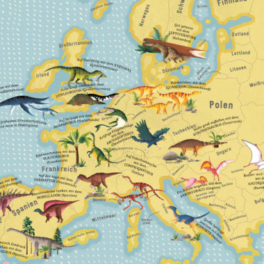 Kinderbuch-Tipp: Atlas der Dinosaurier von Lucy Letherland | Berlin mit Kind