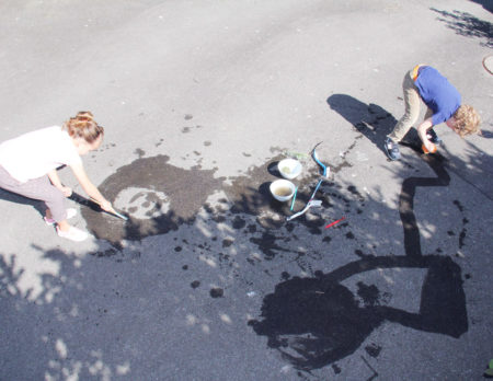 Berlin mit Kind DIY Wassermalerei KILUDO