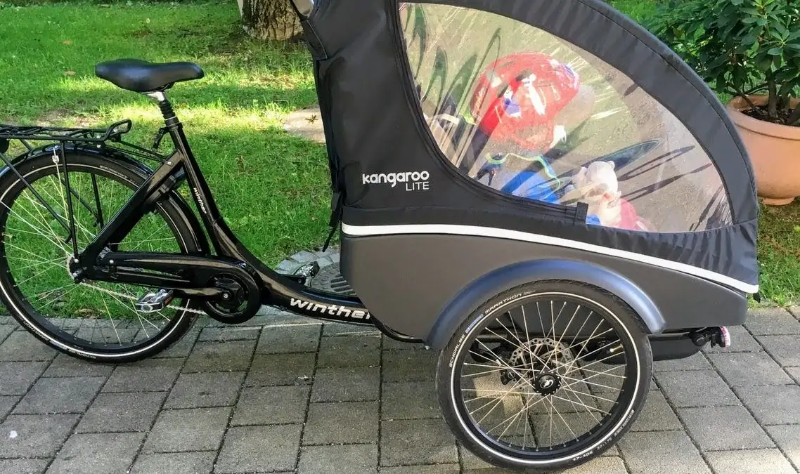 Lastenrad Winther Front // Muenchen mit Kind
