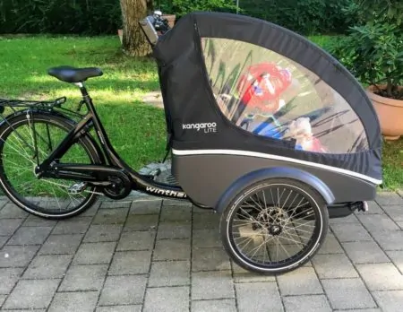 Lastenrad Winther Front // Muenchen mit Kind