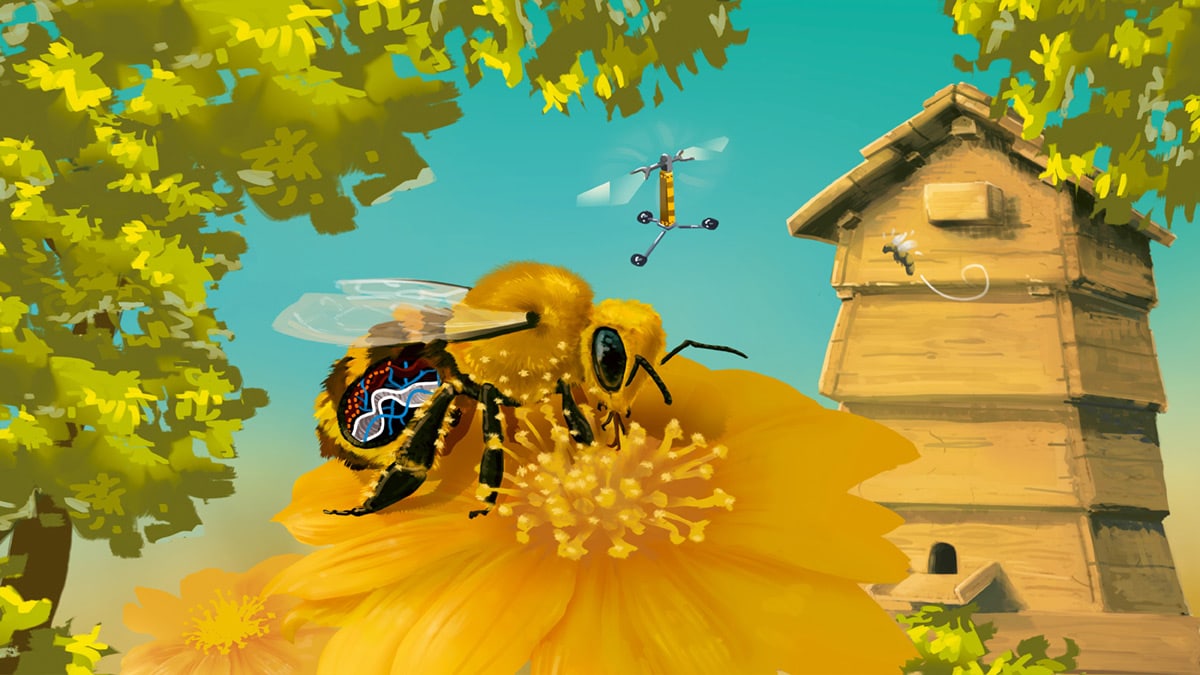 Das Bienenleben im Forschermagazin