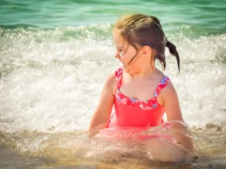 Mädchen im Wasser