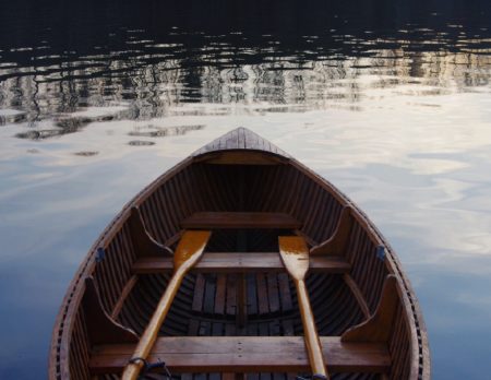 Ruderboot Boot fahren See Wasser // Muenchen mit Kind