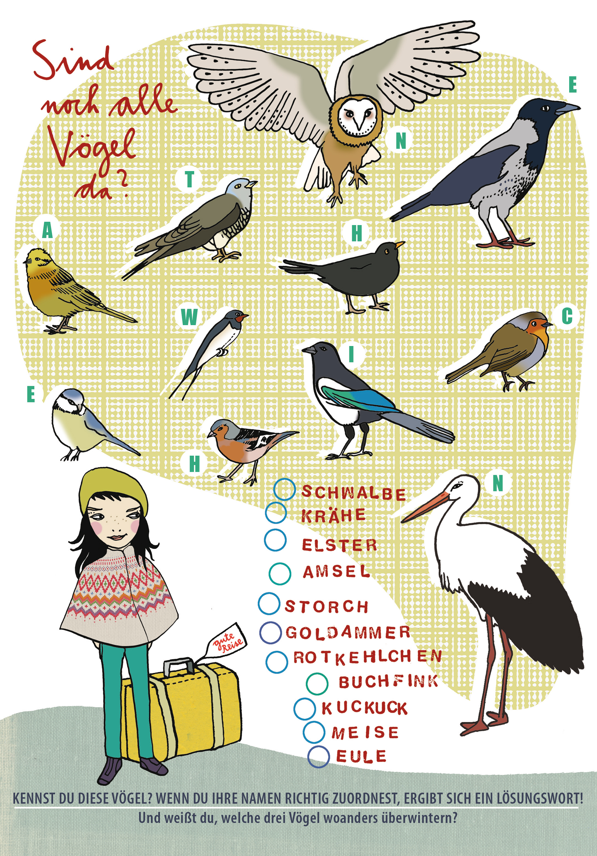 Kinderrtsel HIMBEERCHEN: Alle Vgel sind noch da! | HIMBEER Magazin
