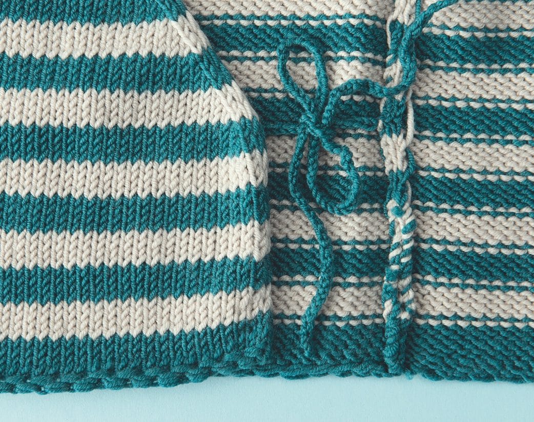 Wickeljacke für Babys stricken // HIMBEER