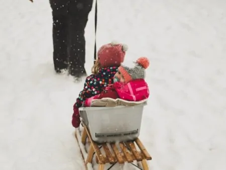 Schlitten Kinder Jugendherberge // Muenchen mit Kind