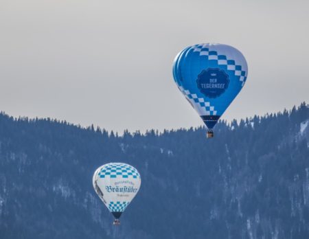 Montgolfiade Heissluftballon Tegernsee // Muenchen mit Kind