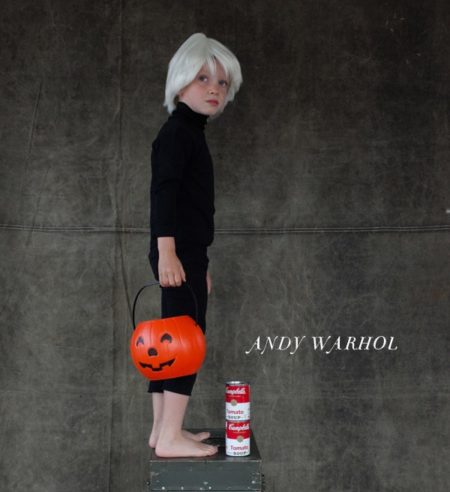 Kinderfaschingskostüme: Als Andy Warhol // HIMBEER