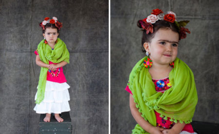 Kinderfaschingskostüme: Frida Kahlo // HIMBEER