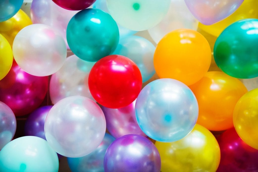 bunte Luftballons, Kinderfasching, Münchens Beste // München mit Kind