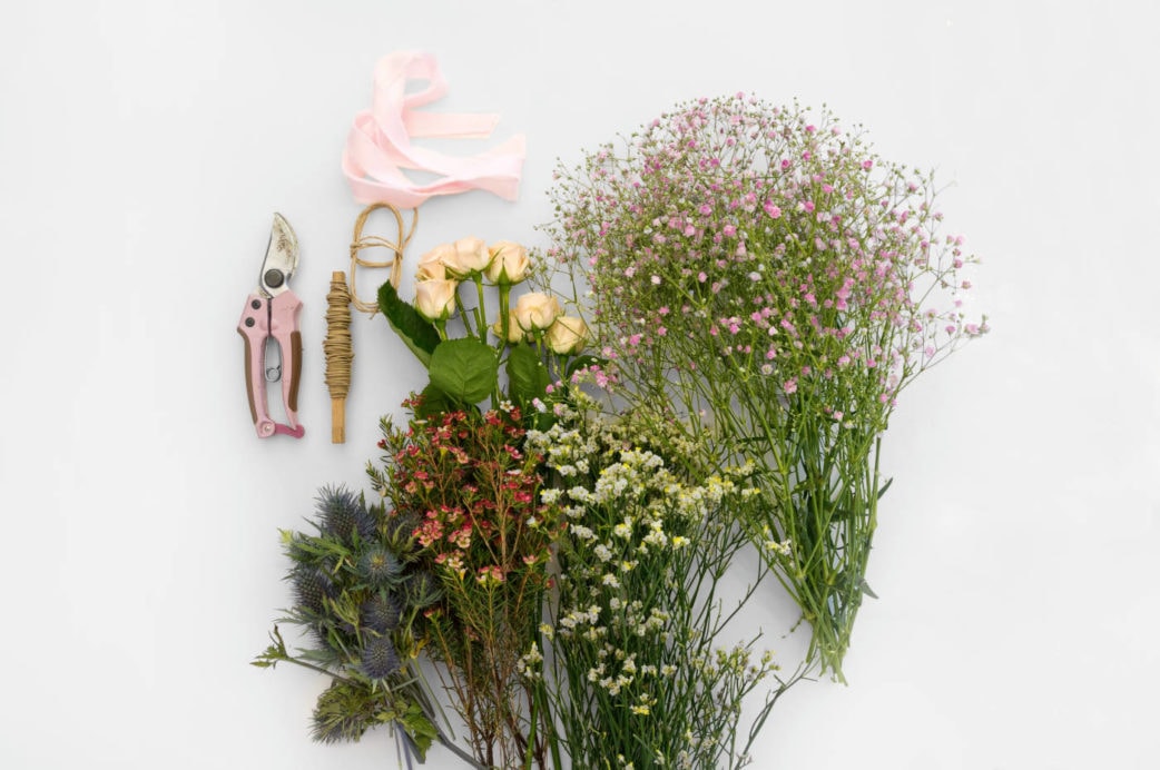 Einen sommerlichen Haarkranz basteln // HIMBEER