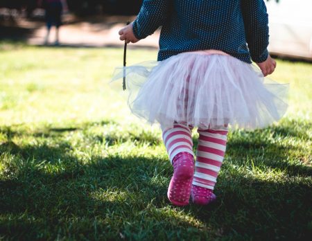 Osterferienkurse Spontan Tutu Maedchen Ringelsocken // HIMBEER