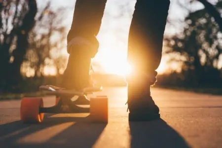 Skate and Style Skaten Sonnenuntergang // HIMBEER