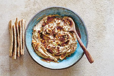 Hummus mit Haselnussmus // HIMBEER