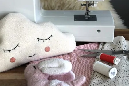 Wolkenkissen Naemaschine Stoffe Mama Baby Naehkurse // HIMBEER