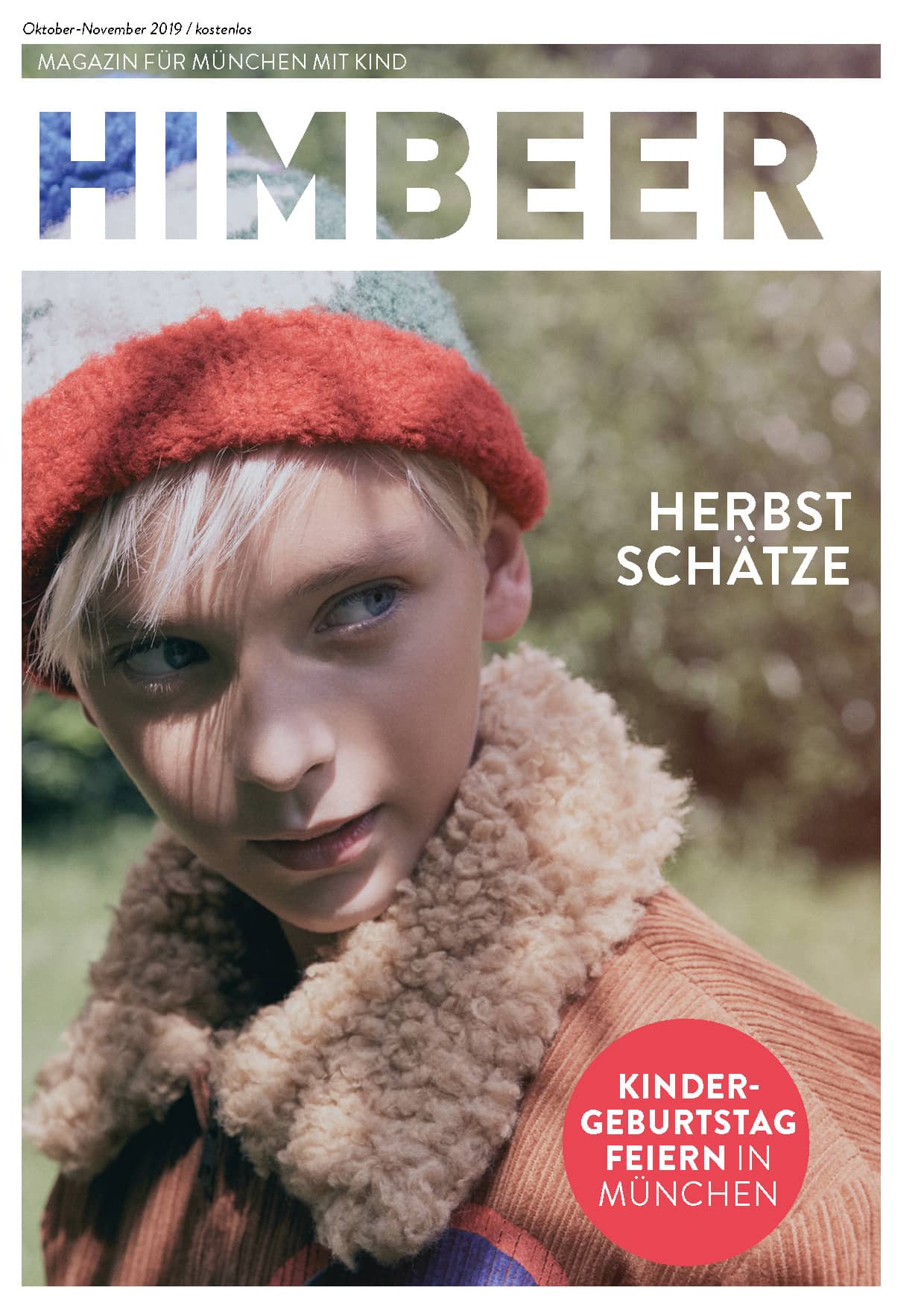 HIMBEER Magazin für München mit Kind Oktober-November 2019: Herbstmode // HIMBEER