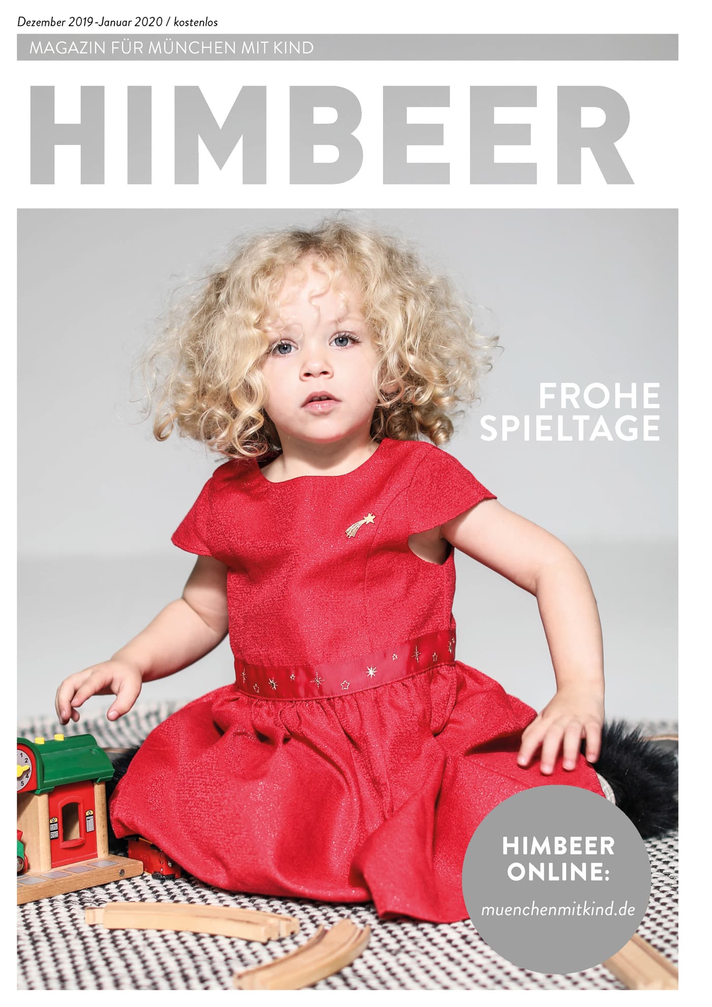 Das Münchner Familienmagazin: HIMBEER Magazin für München mit Kind Dezember 2019-Januar 2020: Frohe Spieltage // HIMBEER