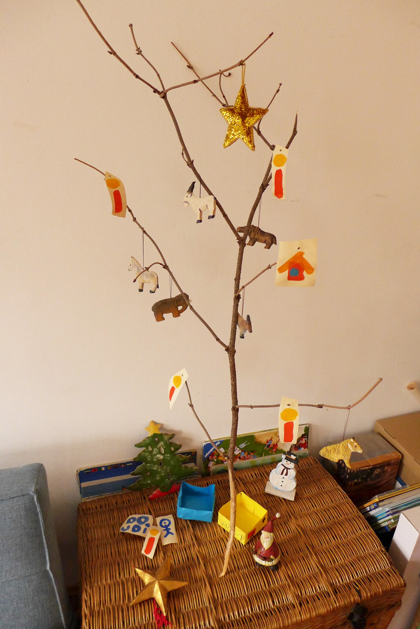Weihnachten Ast Geschmückt // HIMBEER