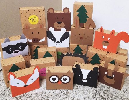 Adventskalender – Tiere im Wald // HIMBEER