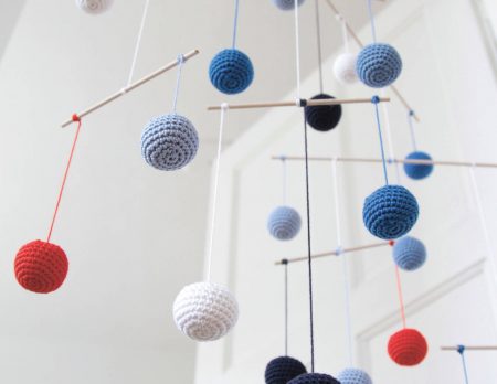 DIY: Martimes Mobile häkeln für Babys, Kleinkinder und Kinder // HIMBEER