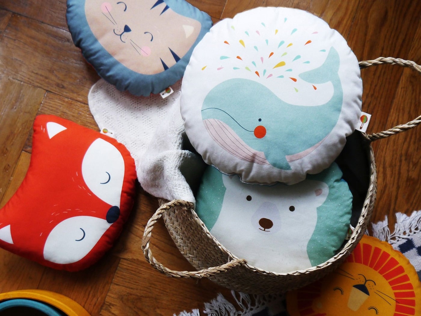 Kleine Tierkissen als Weihnachtsgeschenk für Kinder // HIMBEER