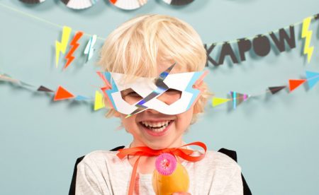 Lieblingssachen für Kinder zum Verkleiden: Superheldenmaske // HIMBEER