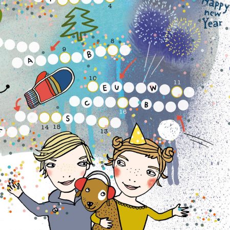 HIMBEERCHEN Kinderrätsel Silvester im Familienmagazin HIMBEER von Silke Schmidt // HIMBEER