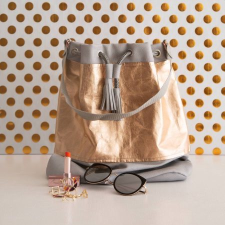 Bucket Bag aus Snap Pap // HIMBEER