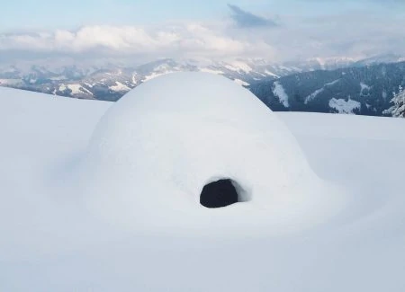 Iglu bauen Winter // HIMBEER