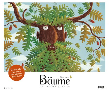 Schöne Familienkalender und tolle Kinderkalender 2020: Bäume-Kalender 2020 von Piotr Socha // HIMBEER