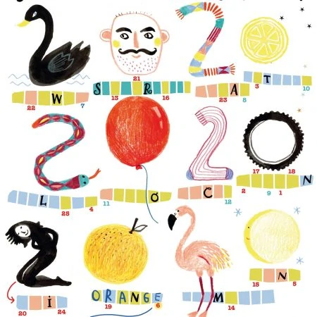 Kostenlose Kinderrätsel im Familienmagazin HIMBEER von Silke Schmidt: Willkommen 2020 // HIMBEER
