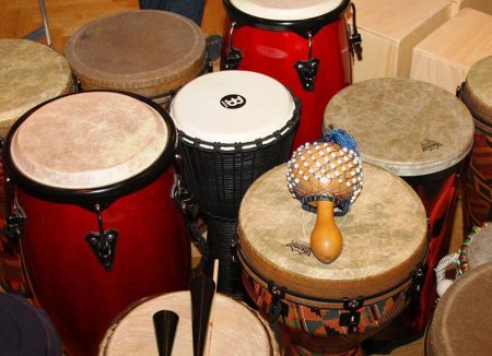 Percussion-Duo Double Drums // HIMBEER