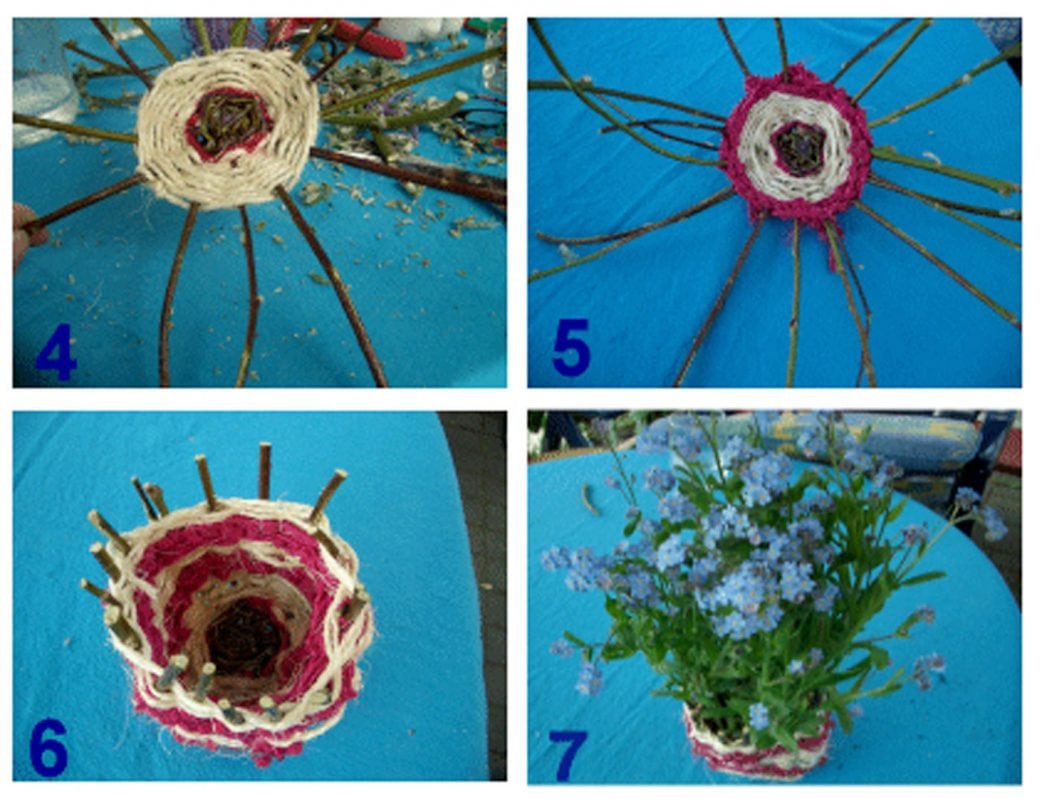 DIY für Kinder: Blumentopf aus Wolle selber machen // HIMBEER