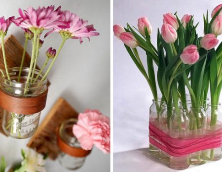 Vasen selber machen: Frühlings-DIY-Idee // HIMBEER