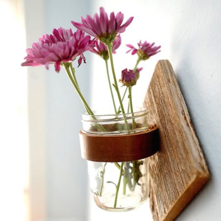 Vasen selber machen: als Wanddeko – DIY-Idee // HIMBEER