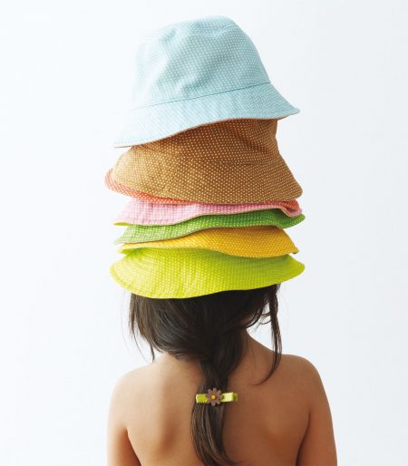 Wende-Sonnenhut für Kinder nähen – Nähanleitung// HIMBEER