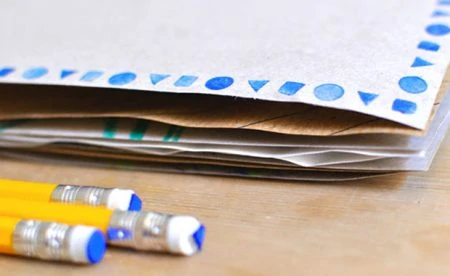 Ein Zine mit Kinderkunst herstellen // HIMBEER