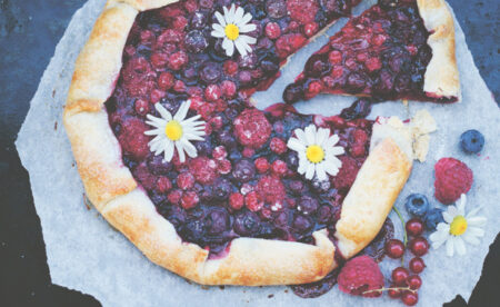 Rezepte für Familien: Galettes mit frischen Beeren // HIMBEER