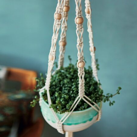 Makramee: Blumenampel knüpfen // HIMBEER