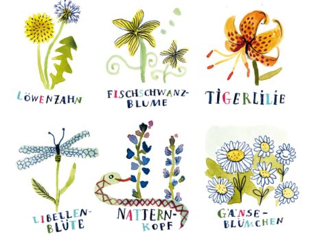 HIMBEERCHEN Kinderrätsel: Isa malt Blumen // HIMBEER