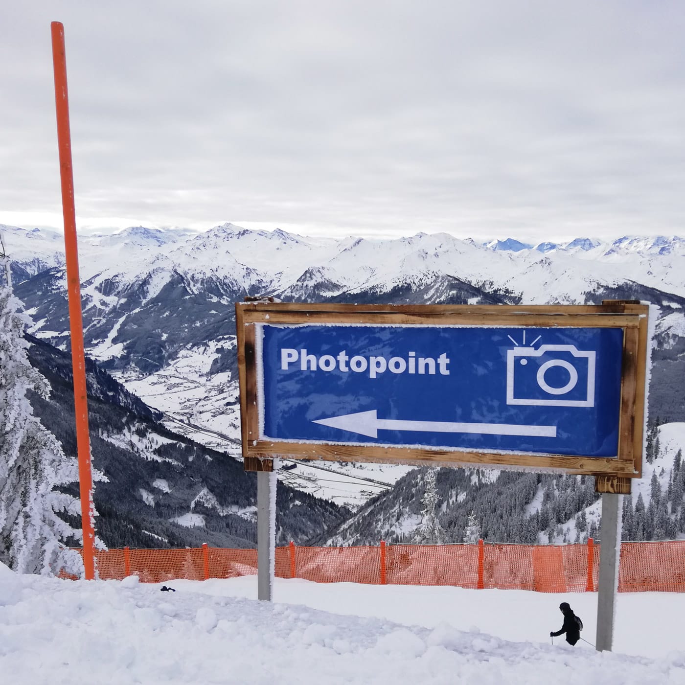 Skifahren mit Kindern im Großarltal: Panorama-Blick // HIMBEER