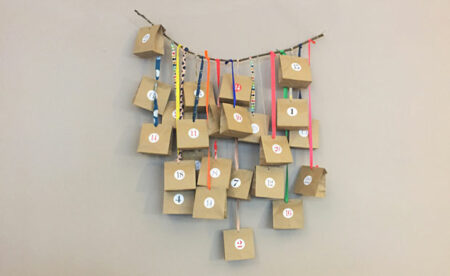 Last Minute-Adventskalender zum Selbermachen mit 24 kleinen Papiertüten // HIMBEER