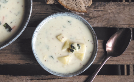 wärmende Kartoffelsuppe für den Herbst // HIMBEER