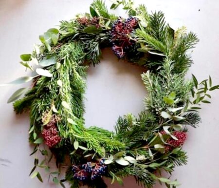 Weihnachtskranz-Workshop als Zoom // HIMBEER